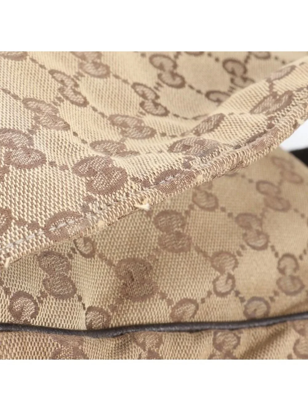 Gucci GG Canvas Leather Shoulder Bag Crossbody Messenger Business